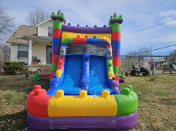 20240211 130638 1707678705 Lego Bounce House with waterslide/pool for 14 and under Kids