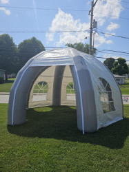 20 foot inflatable tent removable panels and mister system