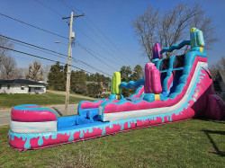 Freeze Pop Double Lane Waterslide Freeze Pop Double Lane Waterslide