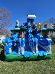 Messenger creation AE01CFC1 2E7B 4494 BB86 0F6269F328C7 177344749 1 Tropical Drop 20 foot tall Double Lane Dry slide