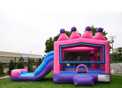 Princess Tiara Bounce House combo waterslide Wet or Dry